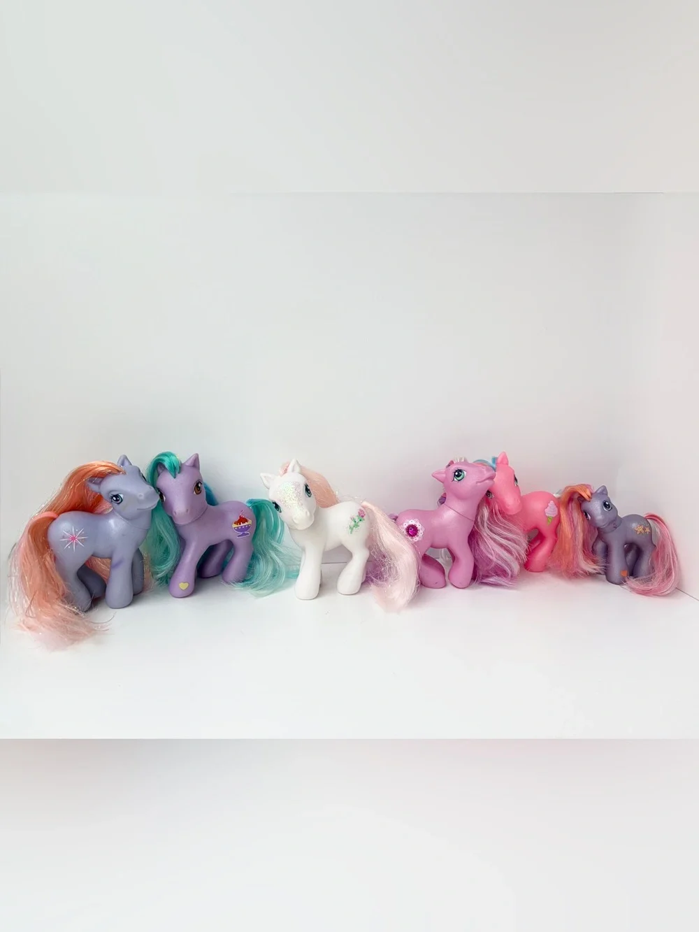 VTG My Little Pony 2002 G3 Sparkly Tinsel Various Lot of 6 Ponies